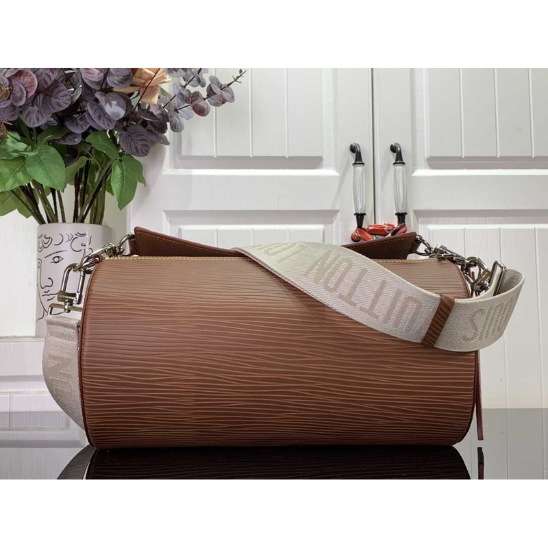 l**is V*t*n soft polochon calf leather mm cognac