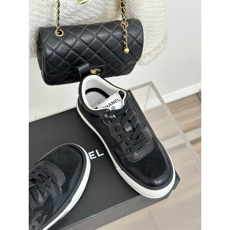 Ch*el sneakers low top black