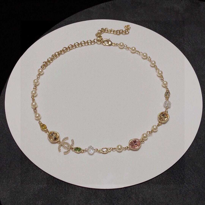 ch*el pearl crystal cc Di*m*nd gold