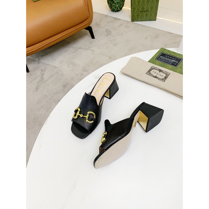 G*u*i women`s slide sandal with horsebit