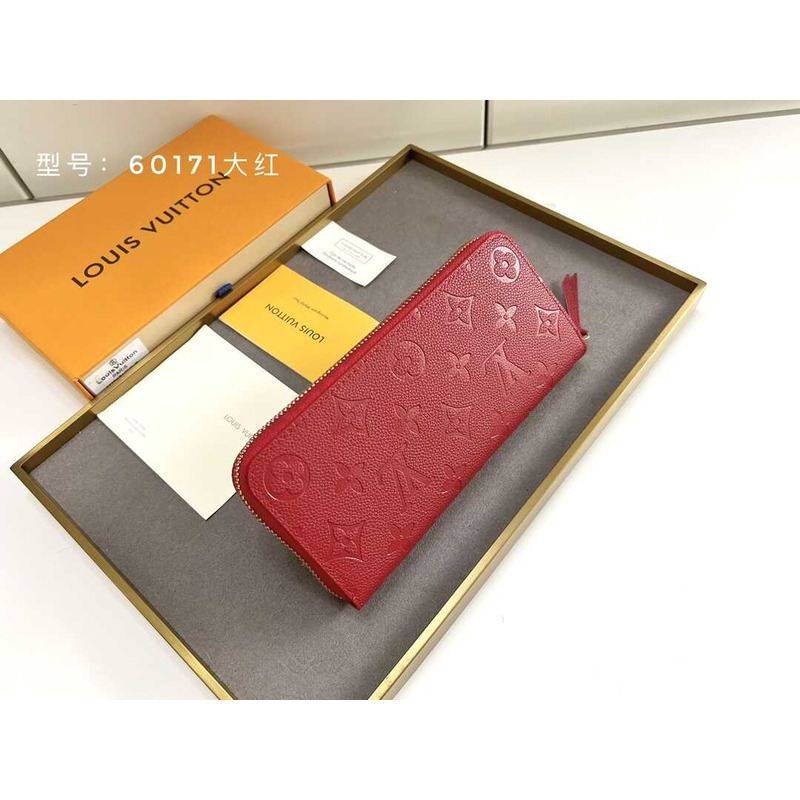 l**is V*t*n zippy vertical wallet red