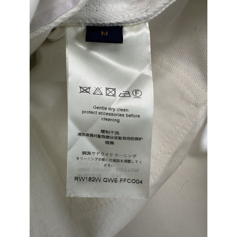l**is V*t*n summer denim short white