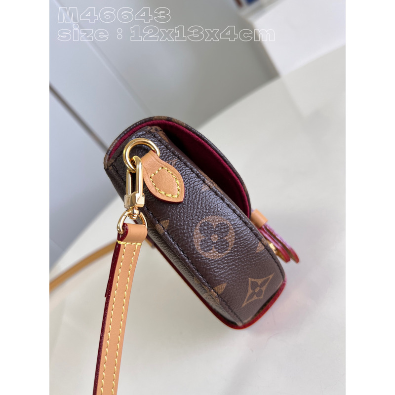 l**is V*t*n chantilly pm shoulder crossbody bag brown monogram