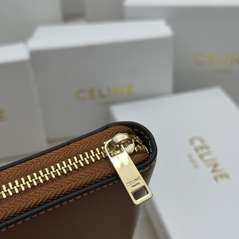 Ce**e long wallets brown wallets