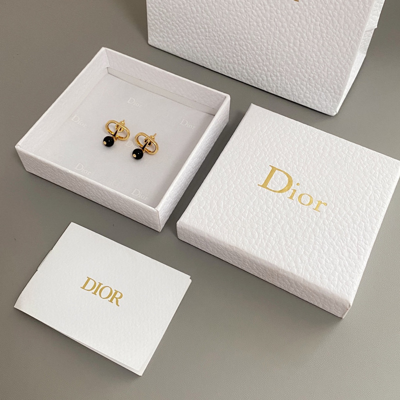 D*or cd metal earrings gold