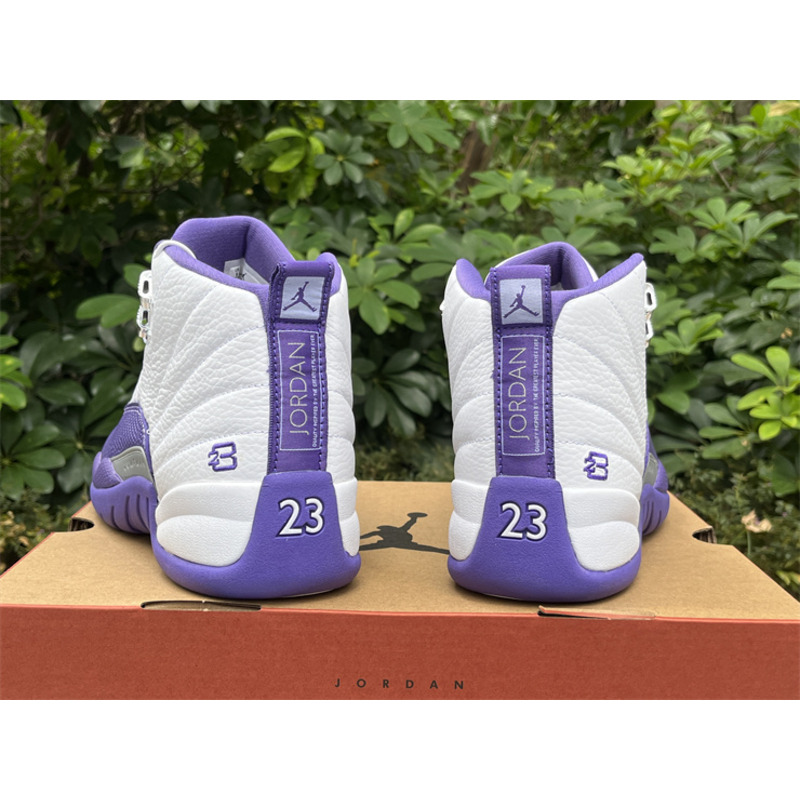 Air Jordan 12 Sneakers Purple White