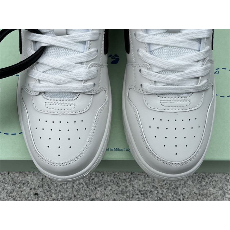 Off White Out Of Office Lace-Up Sneakers White