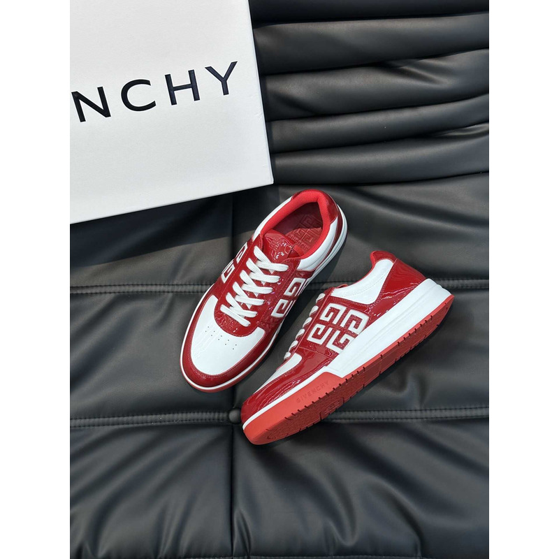 Givenchy G4 Low Top Sneakers Red