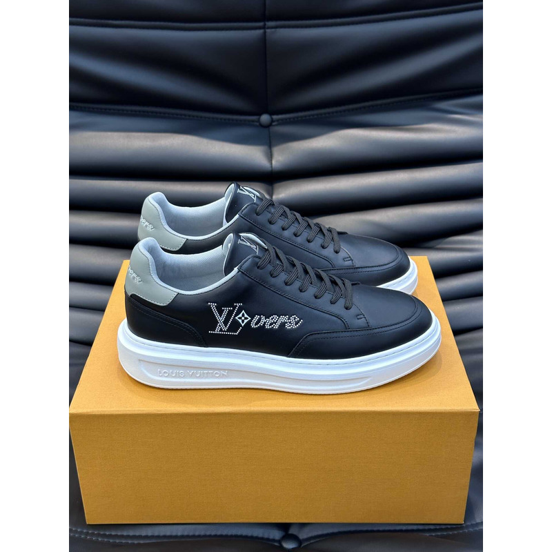 l**is V*t*n trainer sneaker with logo black