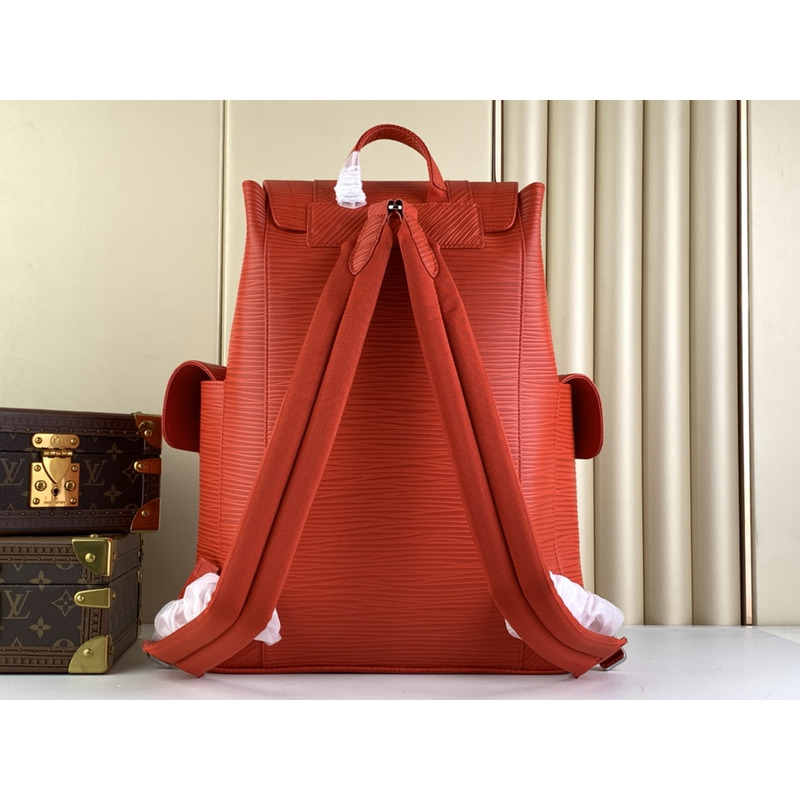 l**is V*t*n christopher medium backpack epi xl leather red