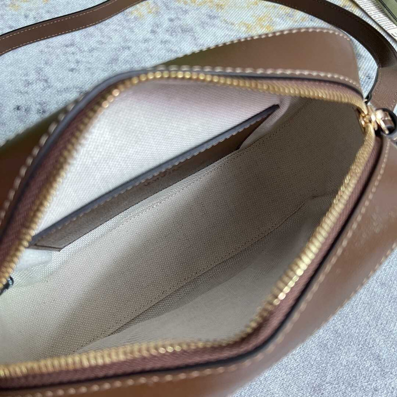 G*u*i horsebit 1955 small shoulder bag brown