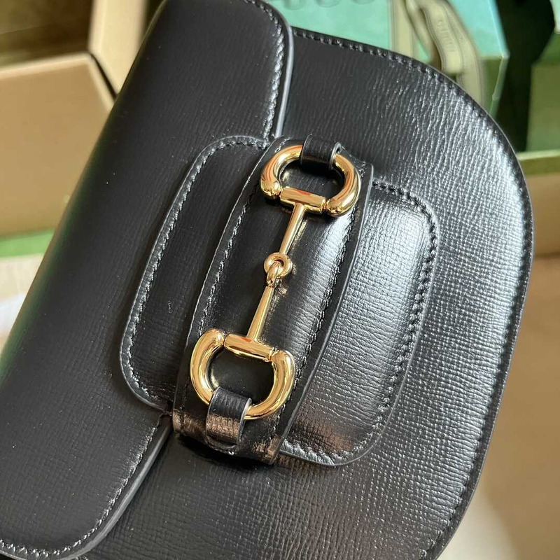 G*u*i horsebit 1955 belt bag black
