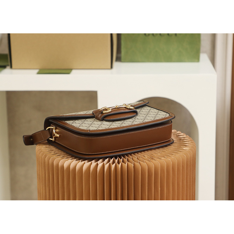 G*u*i horsebit 1955 small bag brown