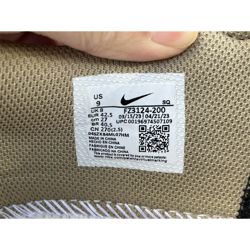 Jordan 1 Retro Low Golf Travis Scott Neutral Olive