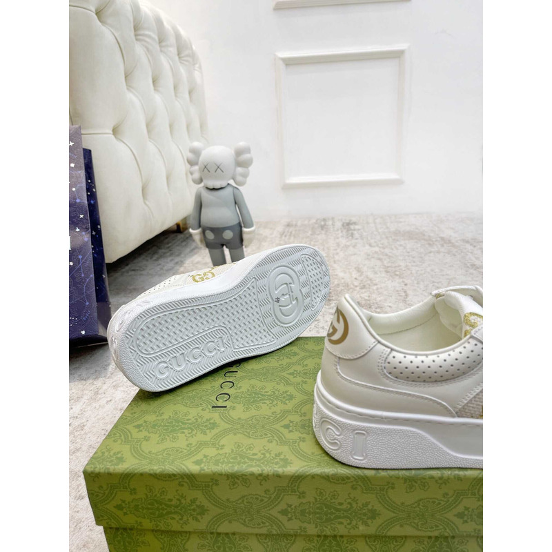 G*u*i damensneaker mit gg weißes