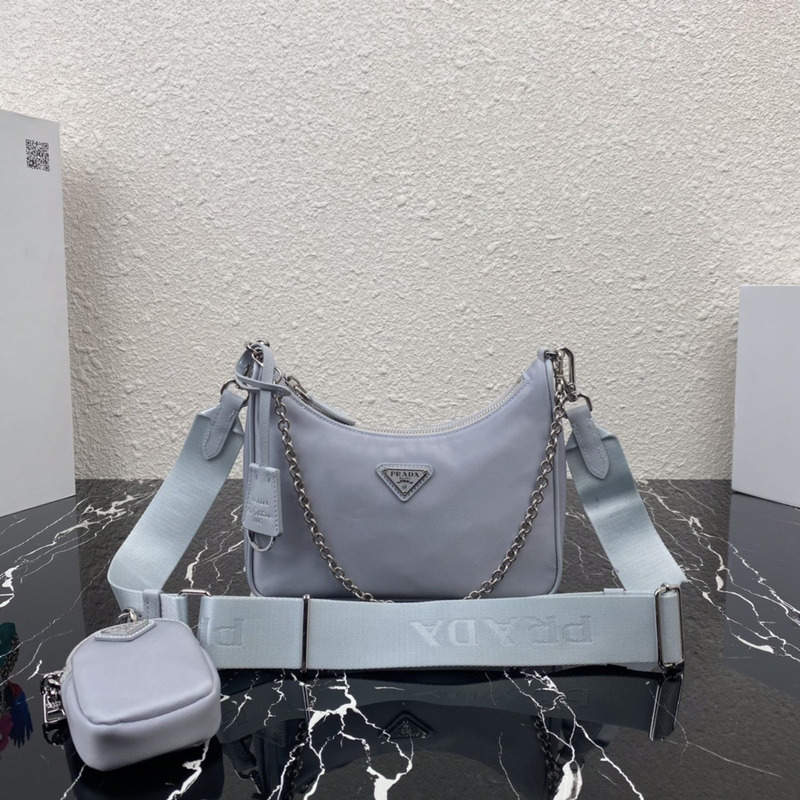 Pra*a re-edition 2005 re-nylon bag cornflower blue