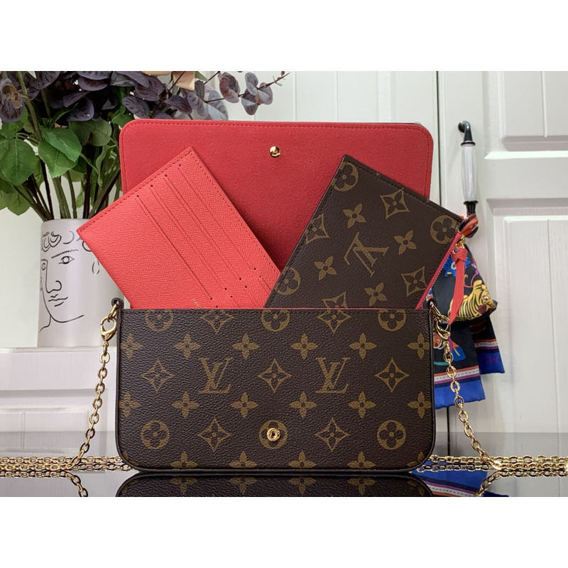 l**is V*t*n félicie pochette dragon fruit pink