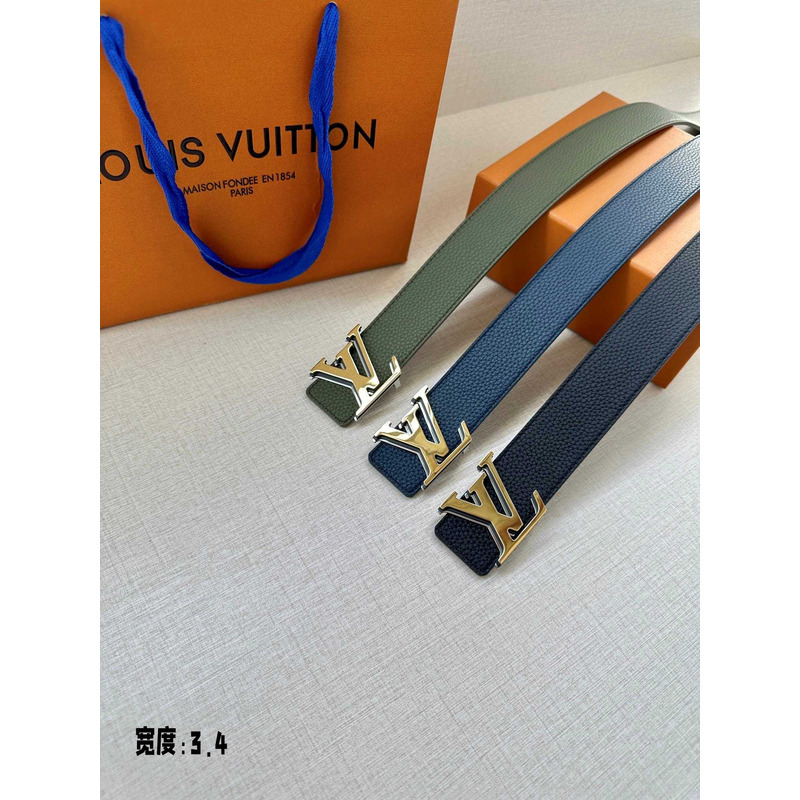 l**is V*t*n initiales 40mm reversible belt black