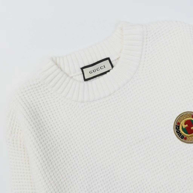 G*u*i wool sweater white
