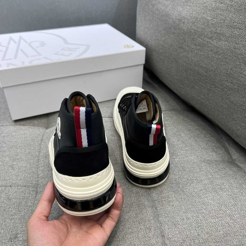Moncler High Top Sneakers Black