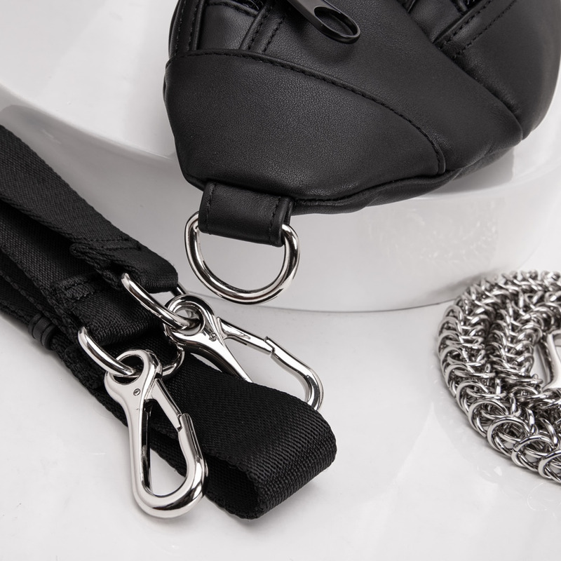 Alexander Wang Attica Fanny Pack In Nappa Leather Black