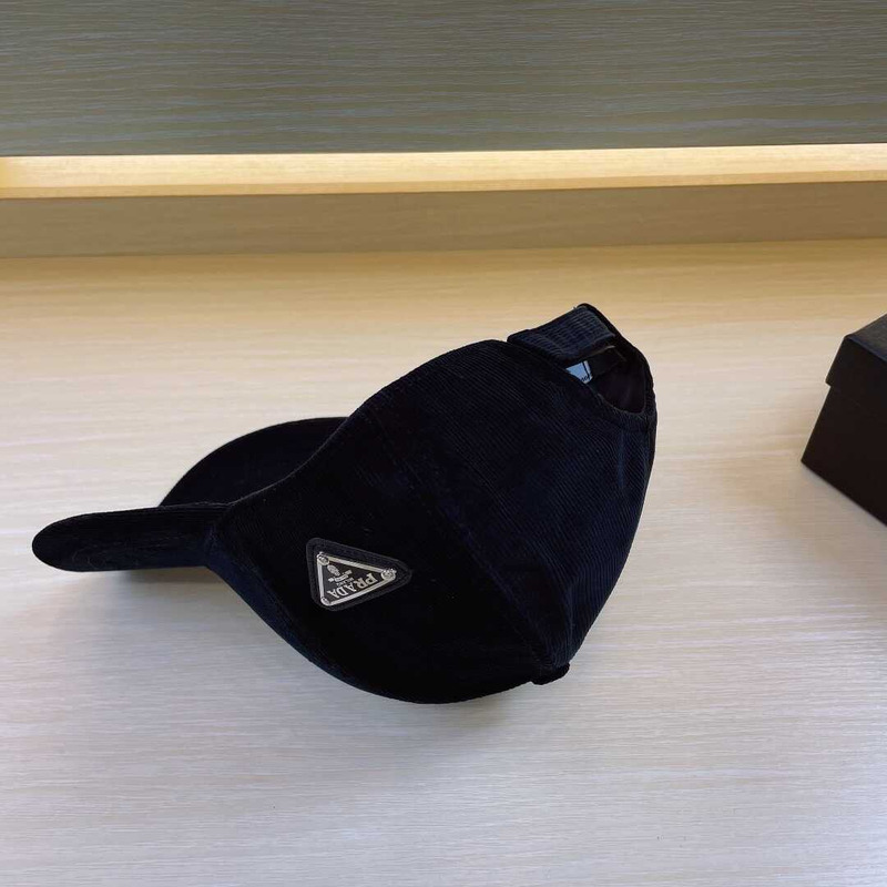 Pra*a re-nylon baseball cap black