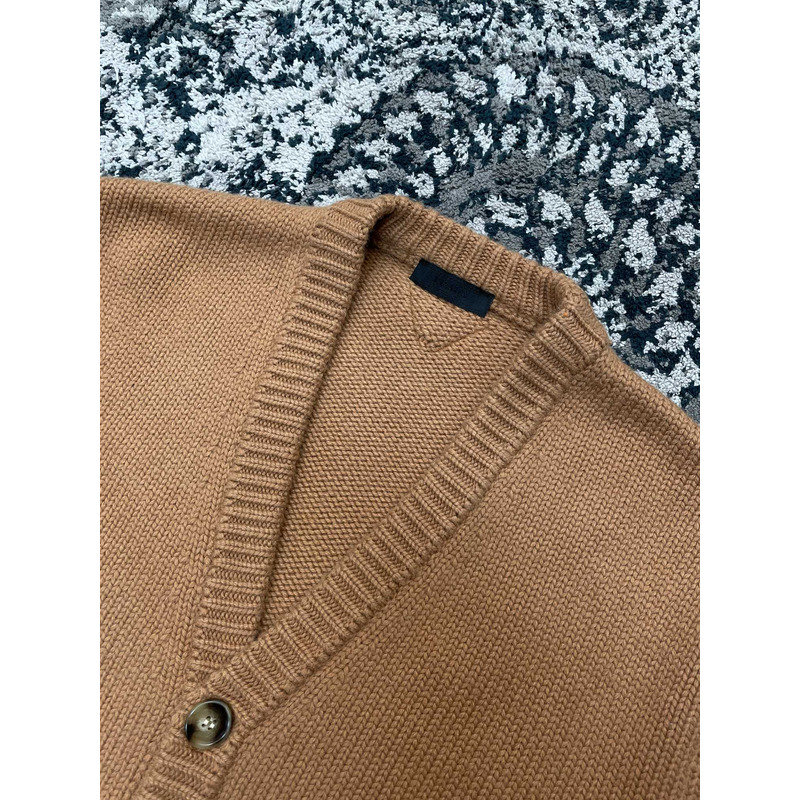 Pra*a camel hair cardigan camel brown