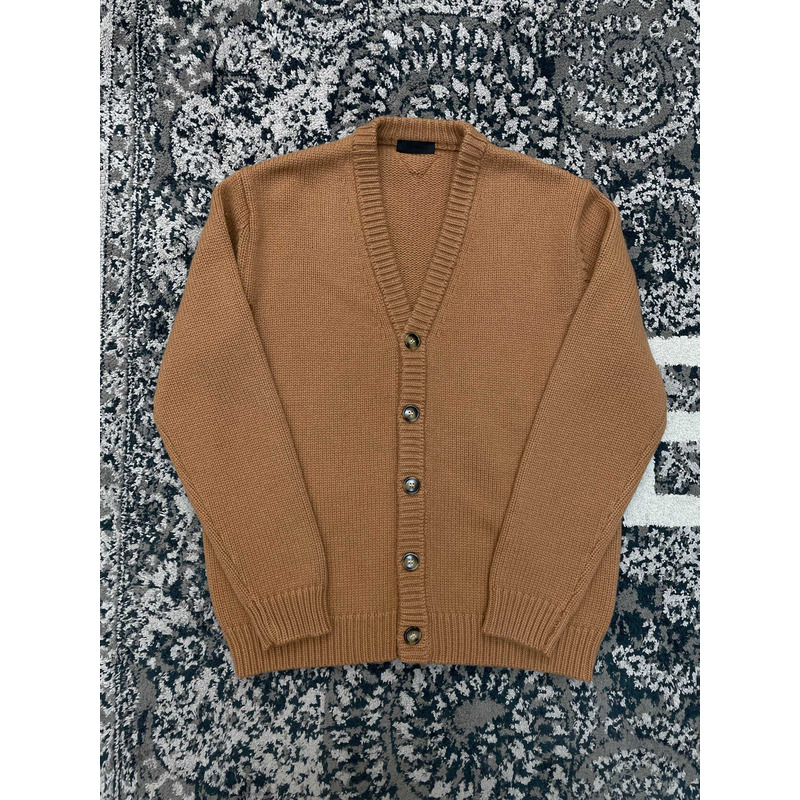 Pra*a camel hair cardigan camel brown