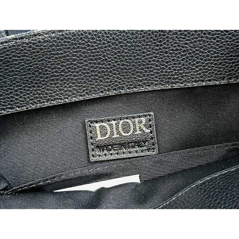 d*or safari N0*H-south tote bag beige and black