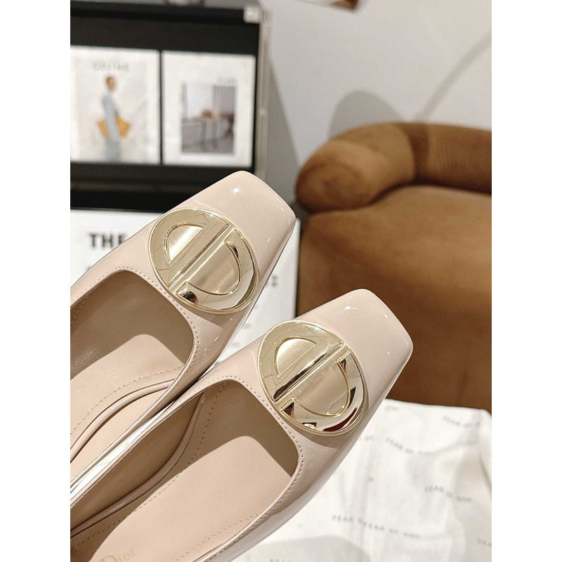 D*orforever D*or pump nude patent calfskin