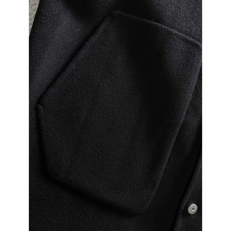 l**is V*t*n button-up jacket black and white