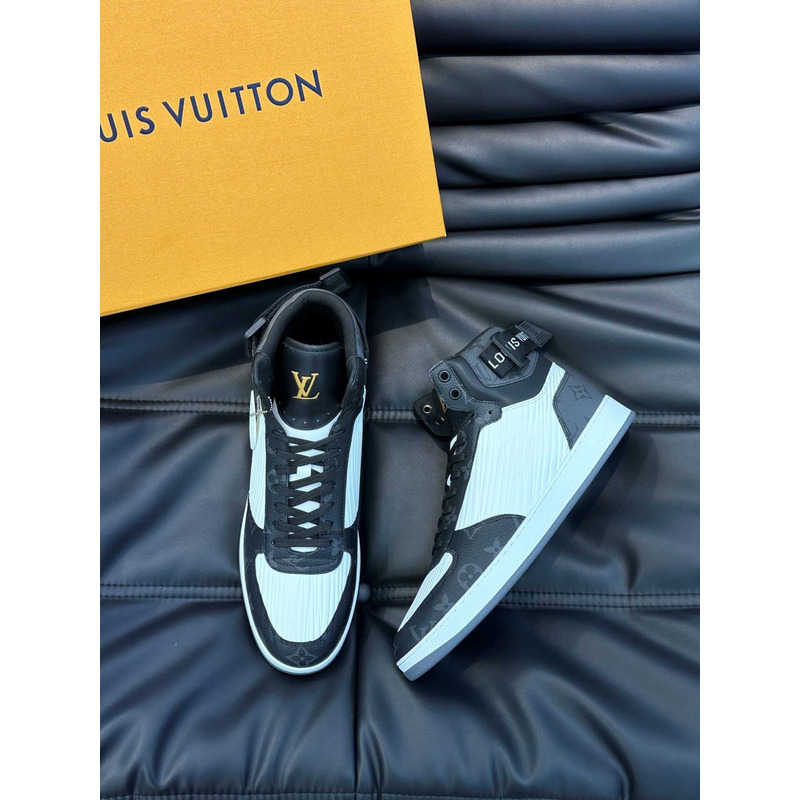 l**is V*t*n rivoli sneaker boot white black