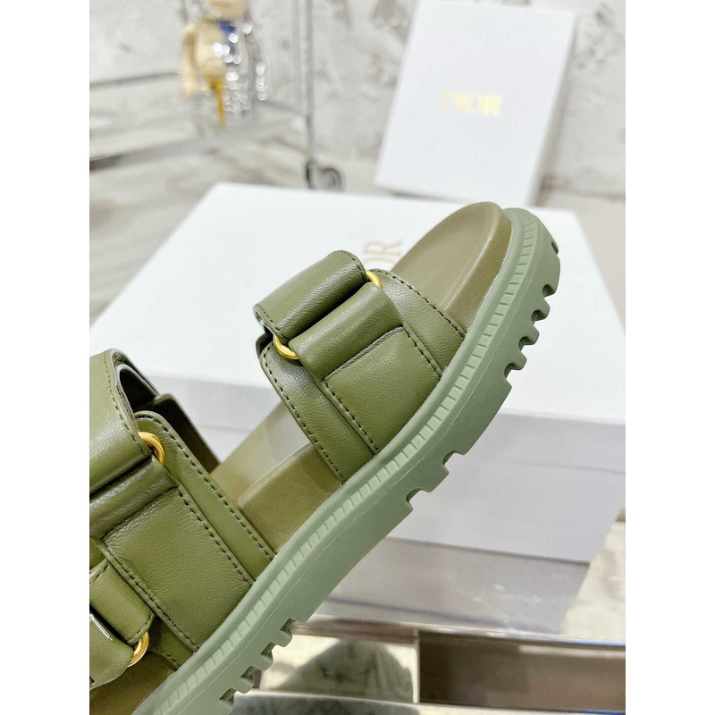D*or D*oract sandals lambskin green