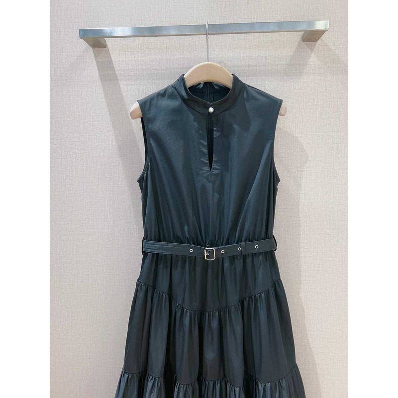 D*or mid-length dress black sleeveless
