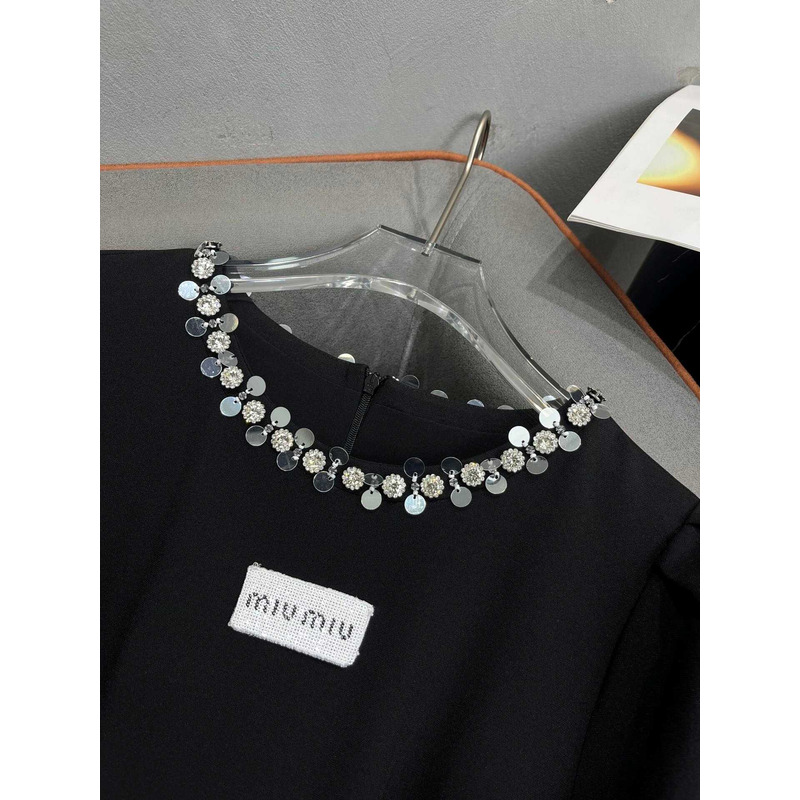 Miu Miu Mid-length Dress Black