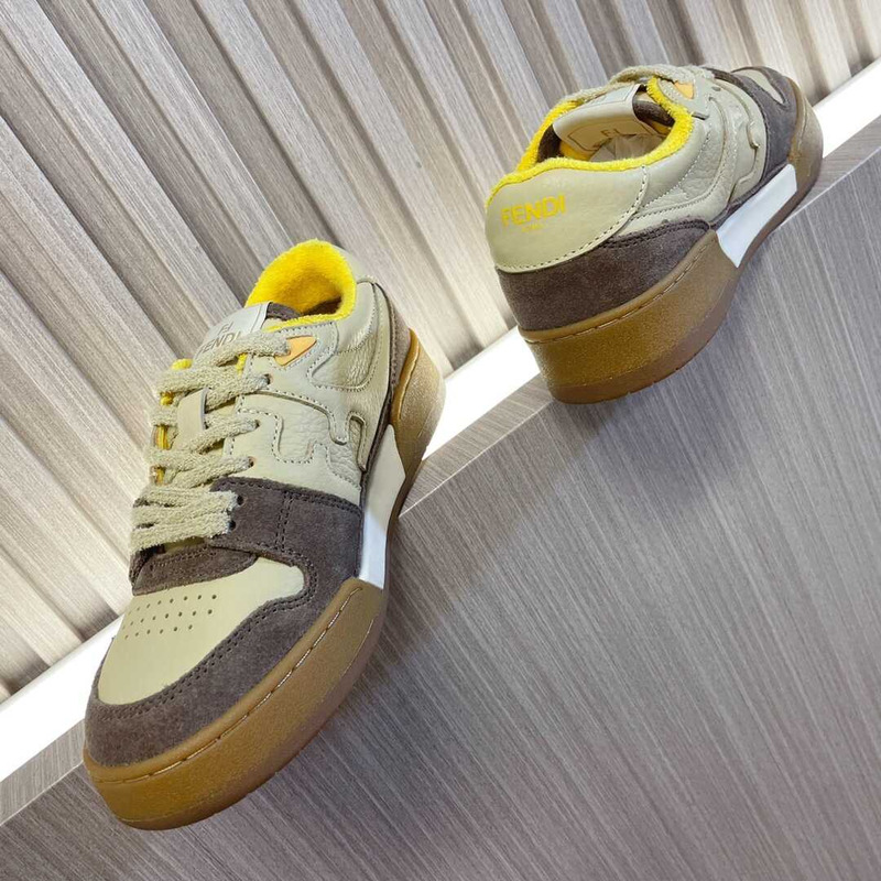 F**di match low top sneakers multi color