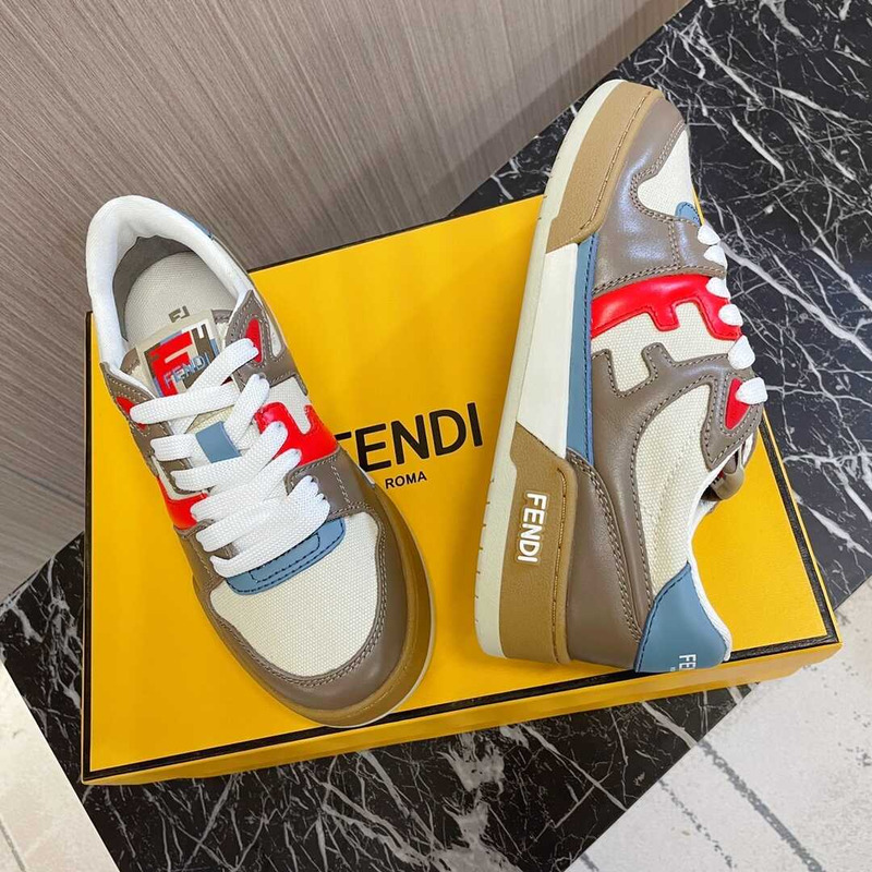 F**di match low top sneakers multi color