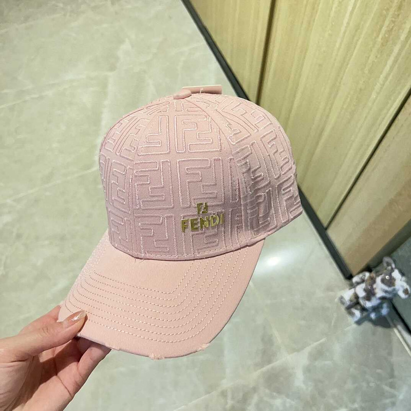 F**di fs F**di fashion show baseball cap pink