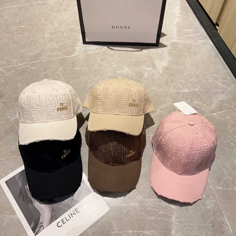 F**di fs F**di fashion show baseball cap pink