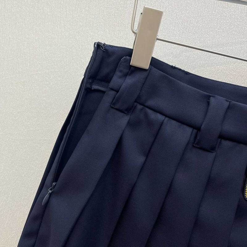 Miu Miu Mini Skirt Navy Blue