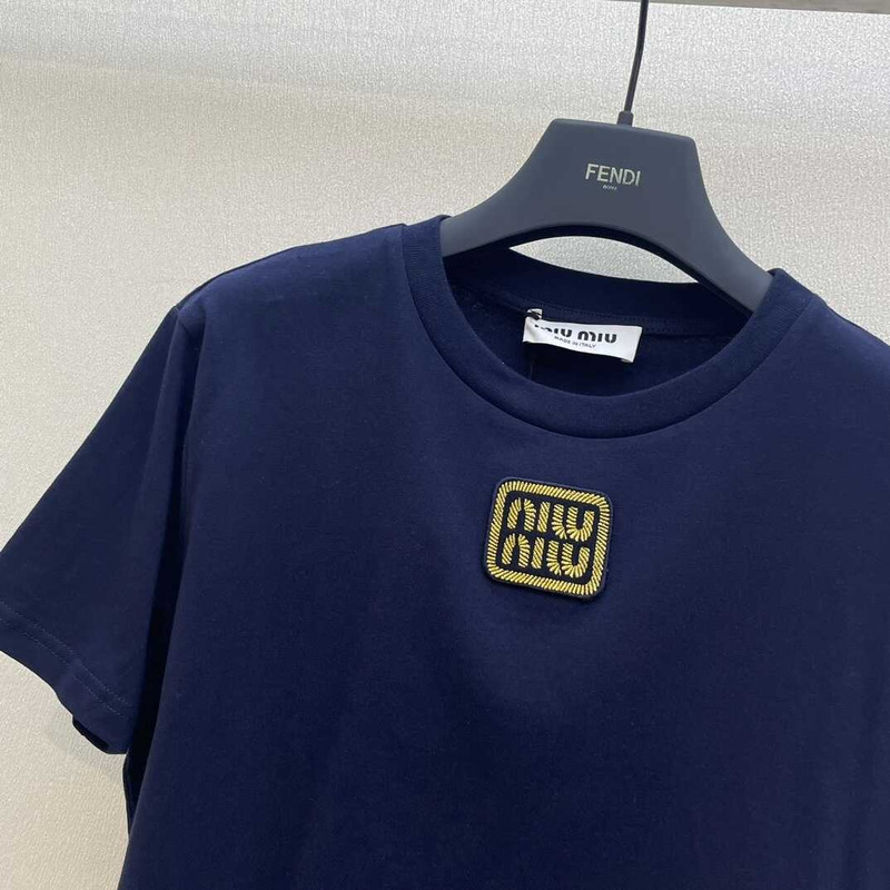 Miu Miu T-shirt Navy Blue
