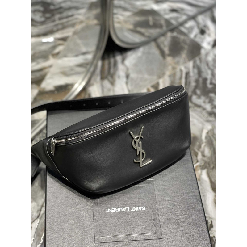 Saint Laurent Classic Lambskin Leather Crossbody Bag