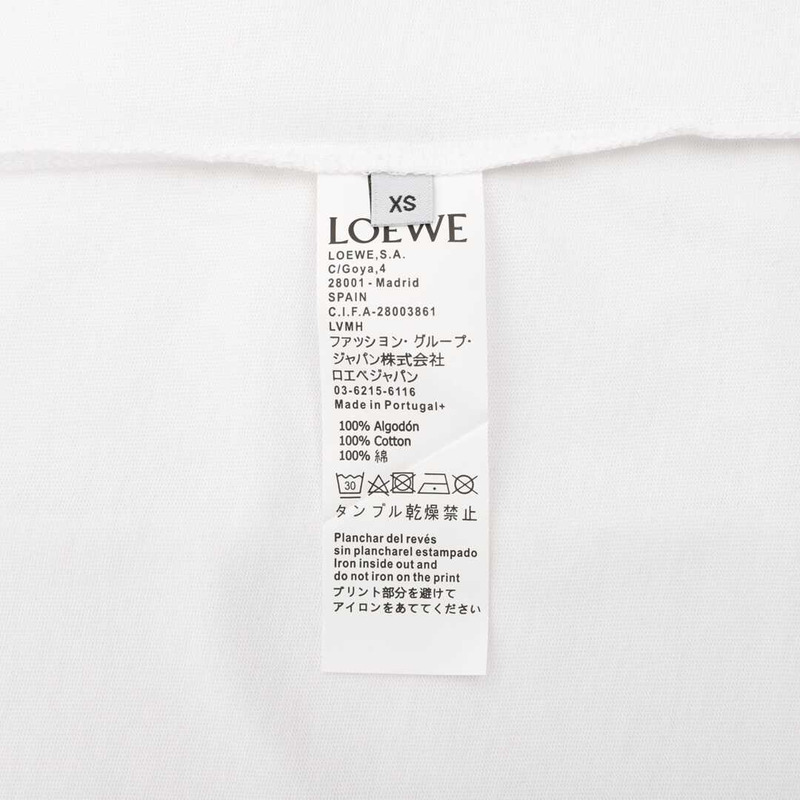 Loewe Neon T-shirt White/Fluo Pink