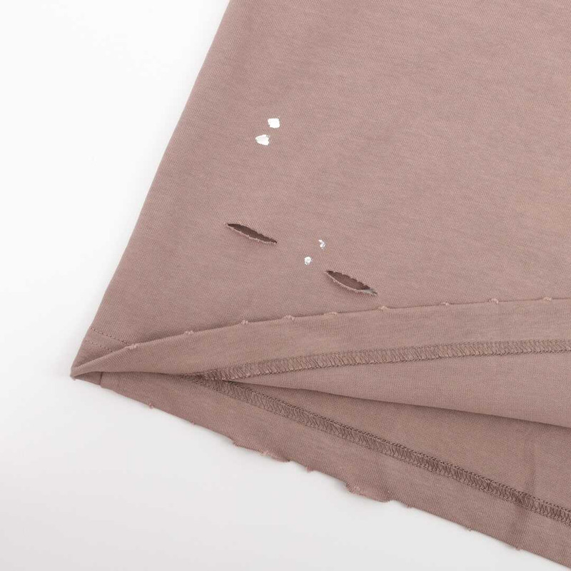 Ba*len*cia*ga caps t-shirt boxy fit in brown