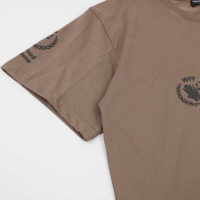 Ba*len*cia*ga cotton t-shirt brown