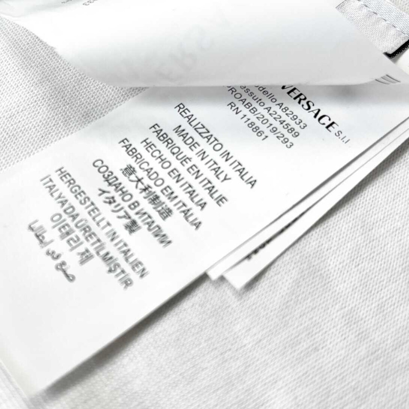 versace medusa F**e printed t-shirt white
