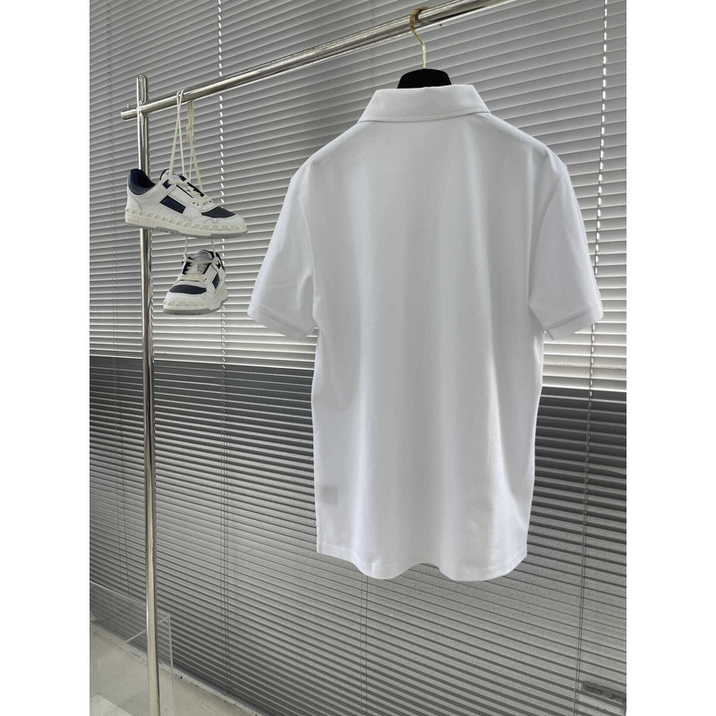 Loro piana Polo Brentwood in Cotone To Be Defined White