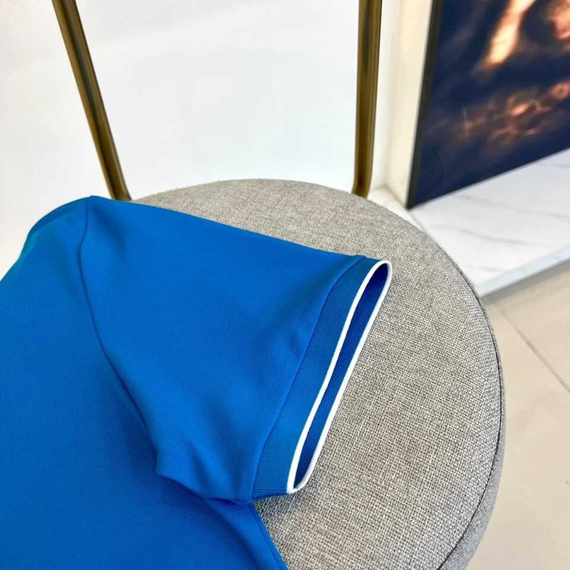 Loro piana Polo Regatta Cotone in Light Blue