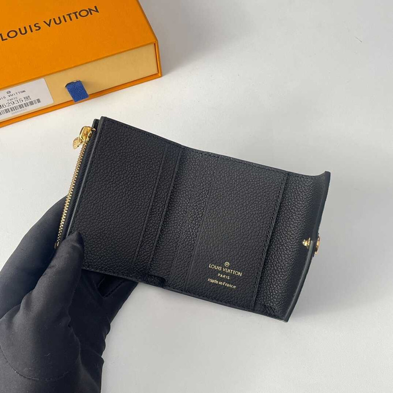 l**is V*t*n zoé wallet monogram empreinte leather black