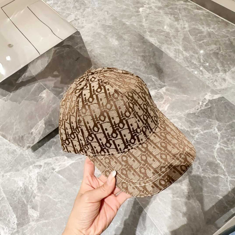 D*or logo oblique print cap
